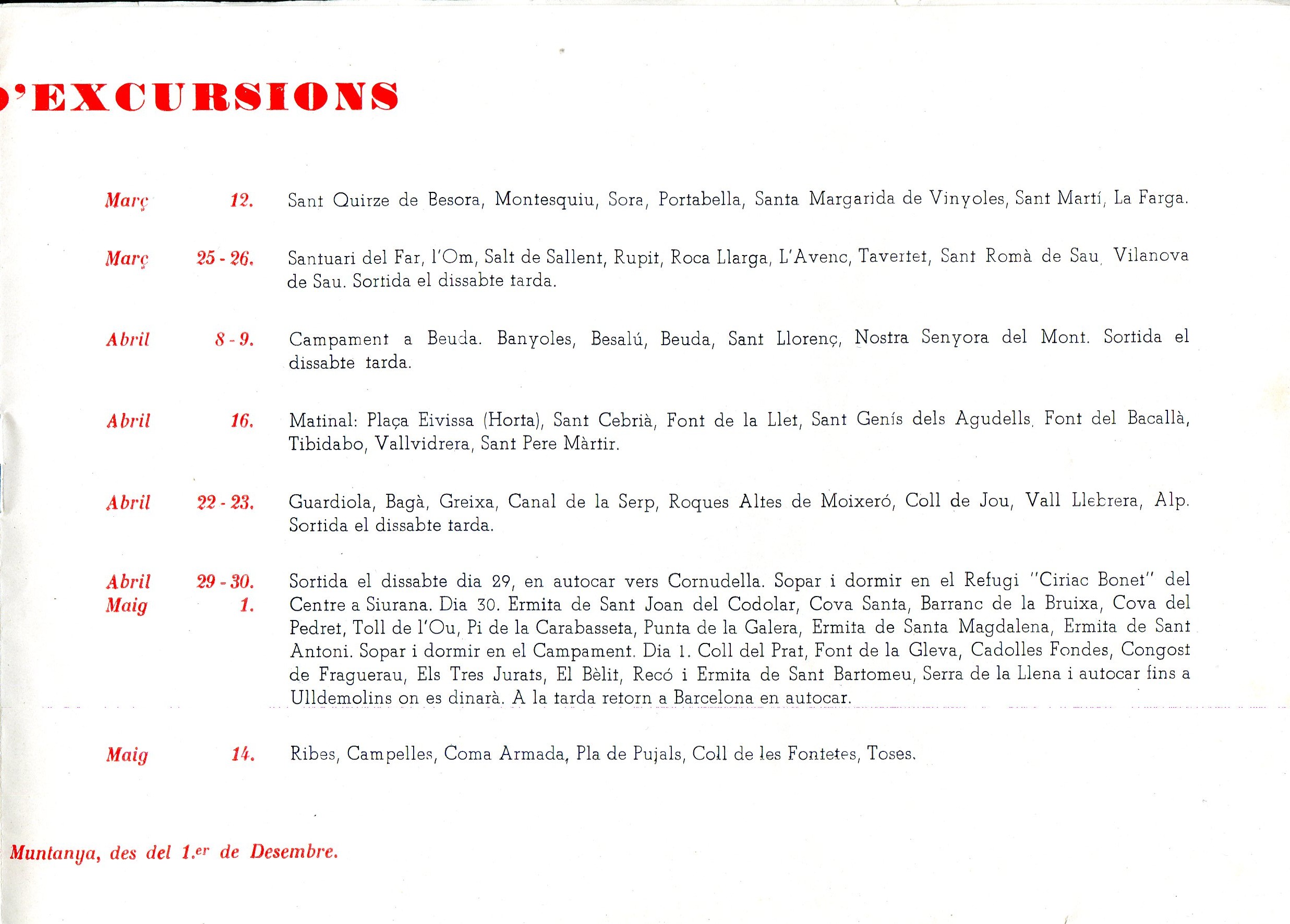 Curs pràctic d'iniciació a muntanya per a nois i noies : 1960 - 1961 - Miniatura 6